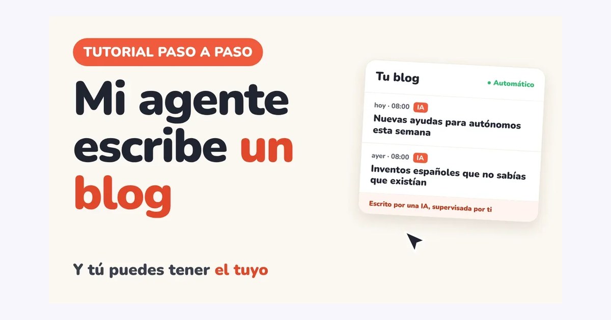 Mi agente escribe un blog