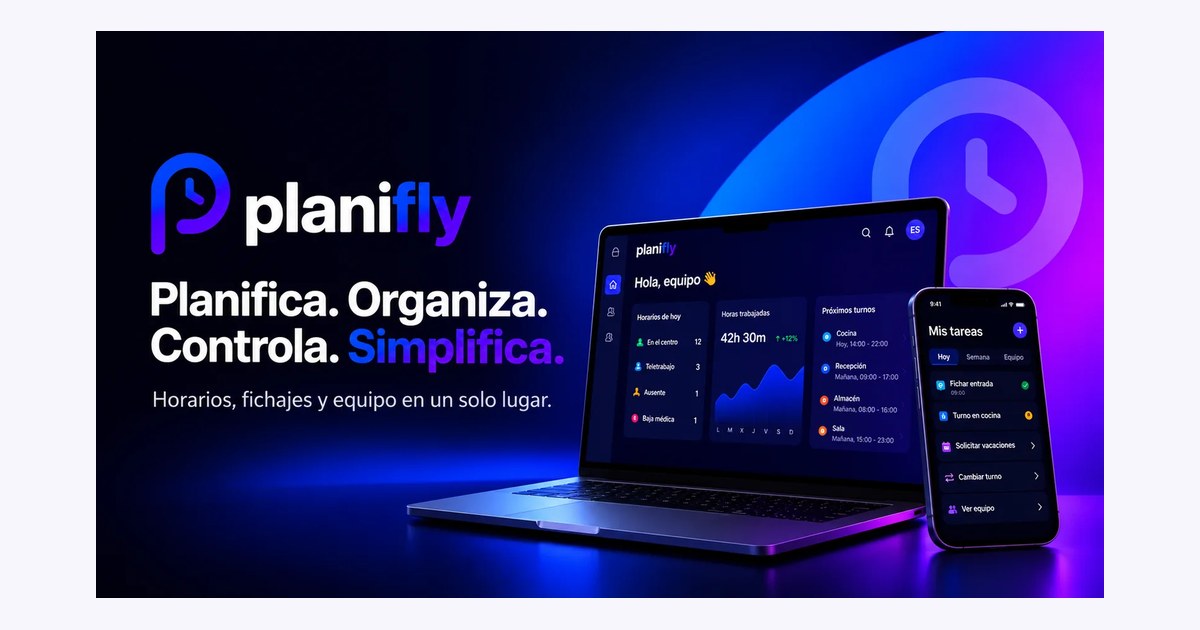 planifly: horarios, fichajes y equipo en un solo lugar