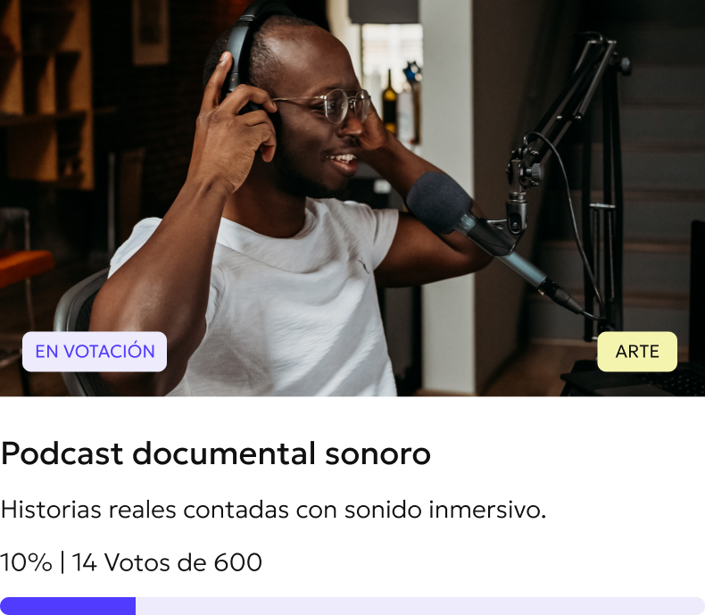 Podcast documental sonoro