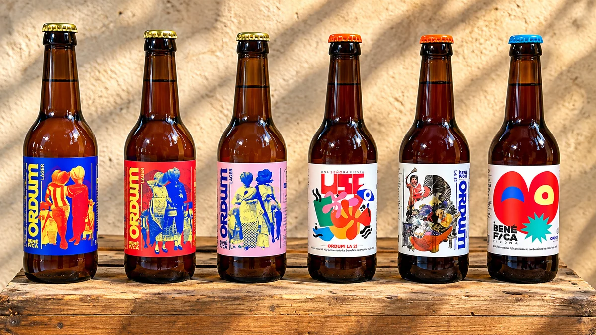 Pack solidario de cerveza Ordum x La Benéfica