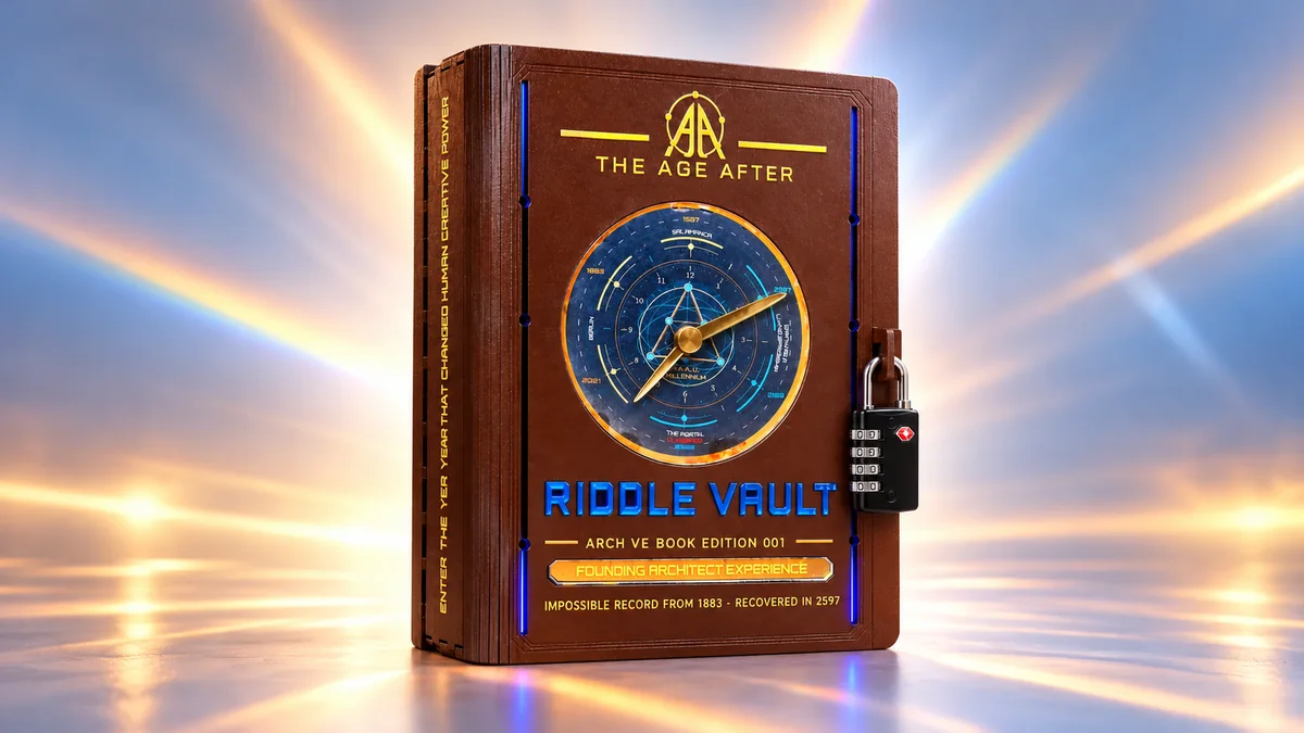 RIDDLE VAULT — ARCHIVE BOOK 001 | Founding Architect Edition