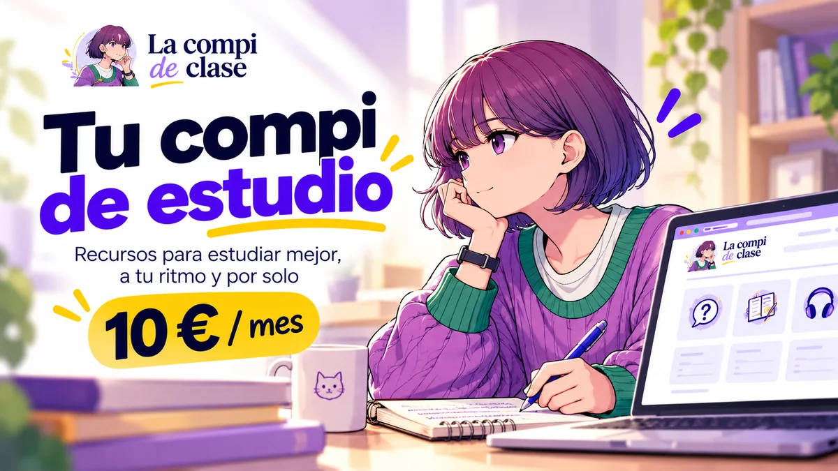 Suscripción trimestral a La compi de clase – Tu compañera de estudio para la UNED